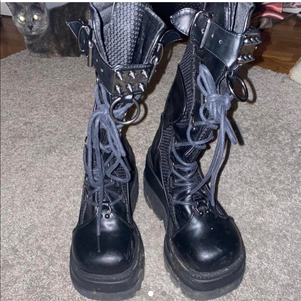 Platform Demonia Boots - Picture 2 of 3